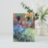 Carte Postale Trois danseurs de Degas (Debout devant)