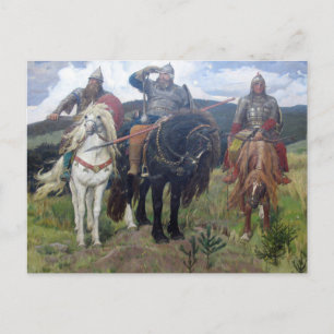 Carte Postale Trois éclaireurs vikings