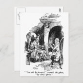 Carte Postale Trois Esprits (avec texte) (Devant / Derrière)