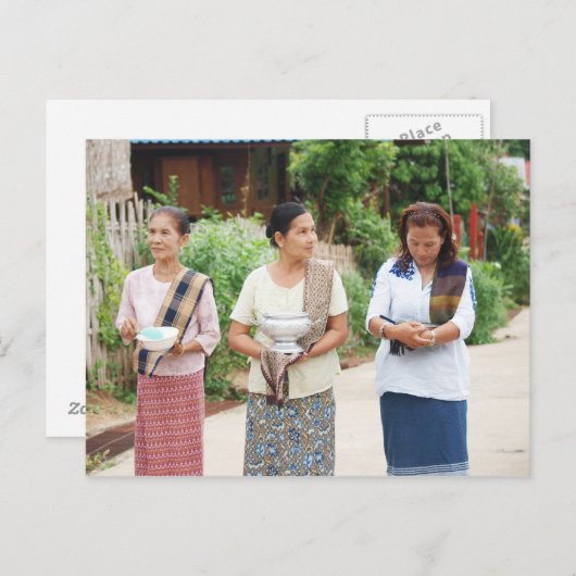 Carte Postale Trois fées (Devant / Derrière)
