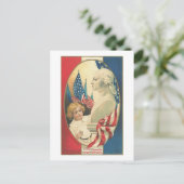 Carte Postale Trois félicitations pour George Washington (Debout devant)