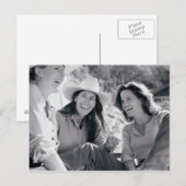 Carte Postale Trois filles qui rient ensemble (Devant / Derrière)
