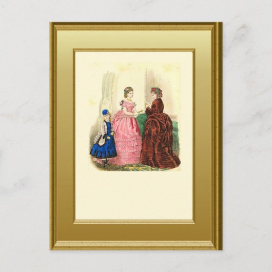 Carte Postale Trois générations (Devant)