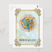 Carte postale Trois Hares (Devant / Derrière)