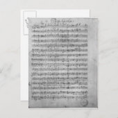 Carte Postale Trois Lieder (Devant / Derrière)