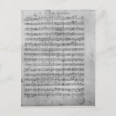 Carte Postale Trois Lieder (Devant)