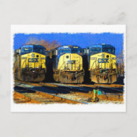 Trois Locomotives Diesel