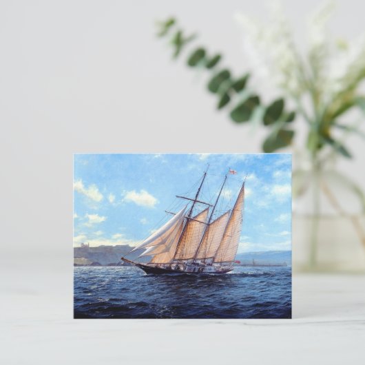 Carte Postale Trois maîtres contre le vent (Debout devant)