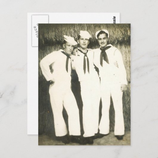 CARTE POSTALE TROIS MARINS #13 (Devant / Derrière)
