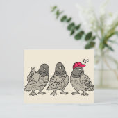 Carte Postale Trois meilleurs amis (Debout devant)