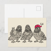 Carte Postale Trois meilleurs amis (Devant / Derrière)