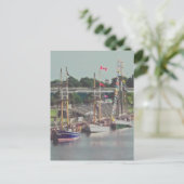 Carte Postale Trois navires sont venus naviguer (Debout devant)