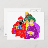 Carte Postale Trois oeuvres d'art chrétiennes (Devant / Derrière)