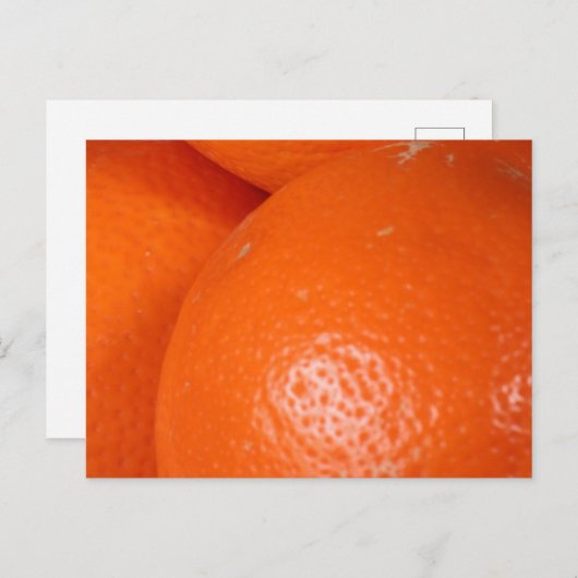 Carte Postale Trois Oranges Groupe Hug Still Life Photo (Devant / Derrière)