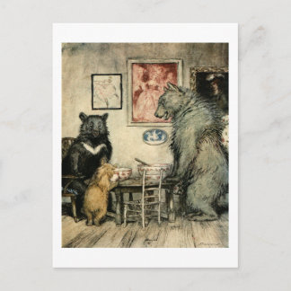 Carte Postale Trois ours