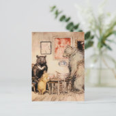 Carte Postale Trois Ours Vintage (Debout devant)