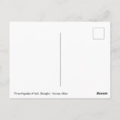 Carte Postale Trois pagodes de Dali, Zhonghe - Yunnan, Chine (Dos)