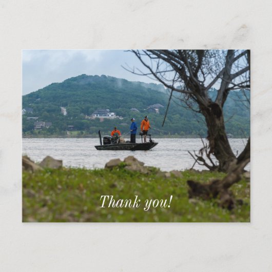 Carte Postale Trois Pêcheurs Sur Table Rock (Devant)