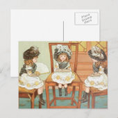 Carte Postale "Trois Petites Soeurs" (Devant / Derrière)