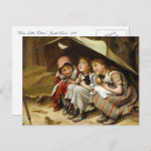 Carte Postale "Trois petits chatons" (Devant / Derrière)