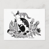 Carte Postale Trois petits cochons (Devant)