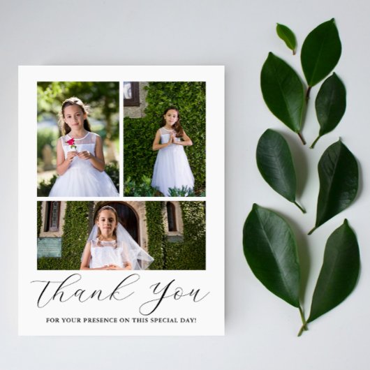 Carte Postale Trois Photo Sainte Communion Chalice Première Comm