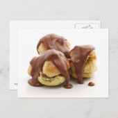 Carte Postale trois profiteroles (Devant / Derrière)