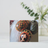 Carte Postale Trois Pysanky (Debout devant)