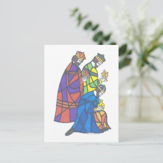 Carte Postale Trois rois (Debout devant)