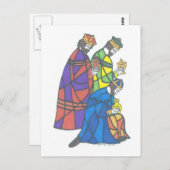 Carte Postale Trois rois (Devant / Derrière)