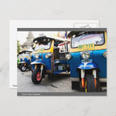 Carte Postale Trois roues en Thaïlande (Devant / Derrière)