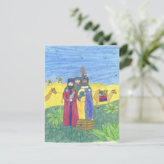Carte Postale Trois sages (Debout devant)