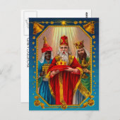 Carte Postale Trois sages (Devant / Derrière)