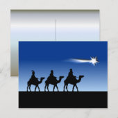 Carte Postale Trois Sages Hommes - Don des Magi (Devant / Derrière)