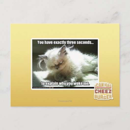 Carte Postale Trois secondes (Devant)