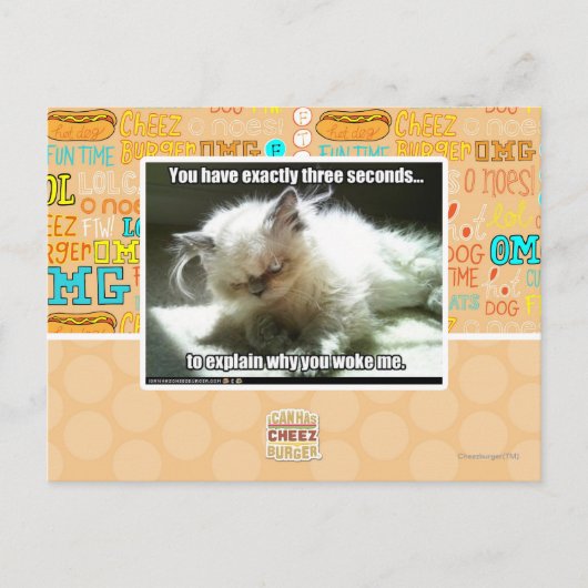 Carte Postale Trois secondes (Devant)