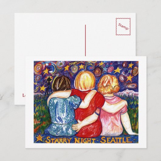 Carte Postale Trois Soeurs (Devant / Derrière)