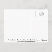 Carte Postale Trois soeurs, Blue Mountains (Dos)