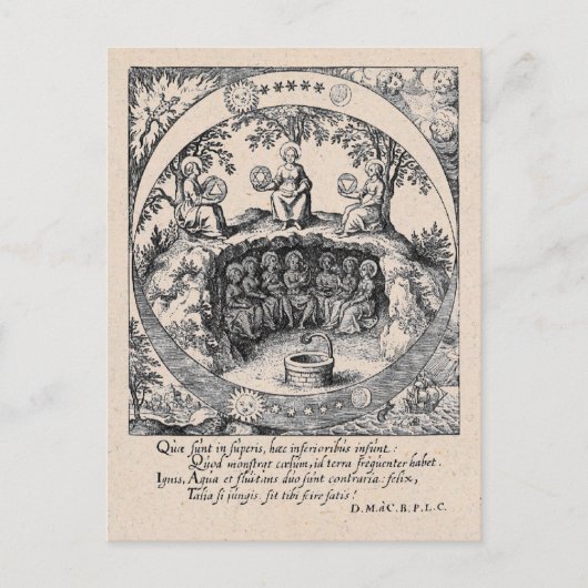 Carte Postale Trois soeurs de l'alchimie (Devant)