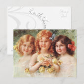 Carte Postale Trois Soeurs - Émile Vernon (Devant / Derrière)