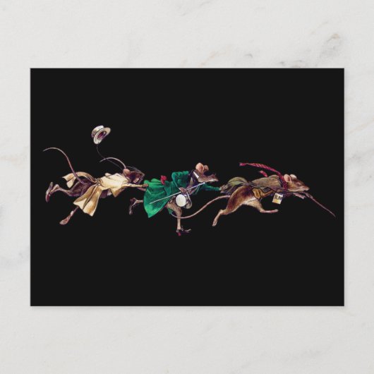 Carte Postale Trois souris aveugles (Devant)