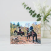 Carte Postale Trois sur le sentier (Debout devant)