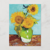 Carte Postale Trois tournfleurs | Vincent Van Gogh (Devant)