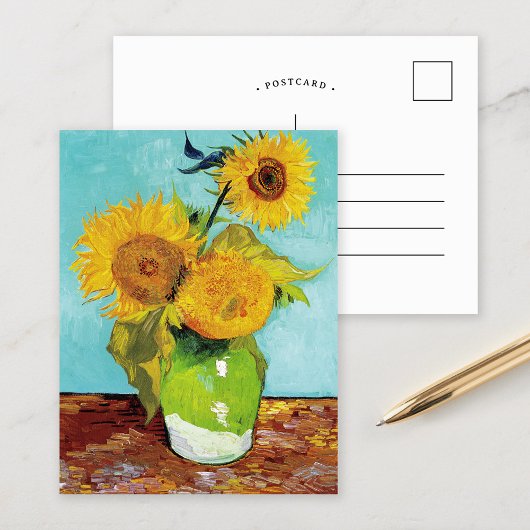 Carte Postale Trois tournfleurs | Vincent Van Gogh
