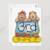 Carte Postale Troisième classe (Devant / Derrière)