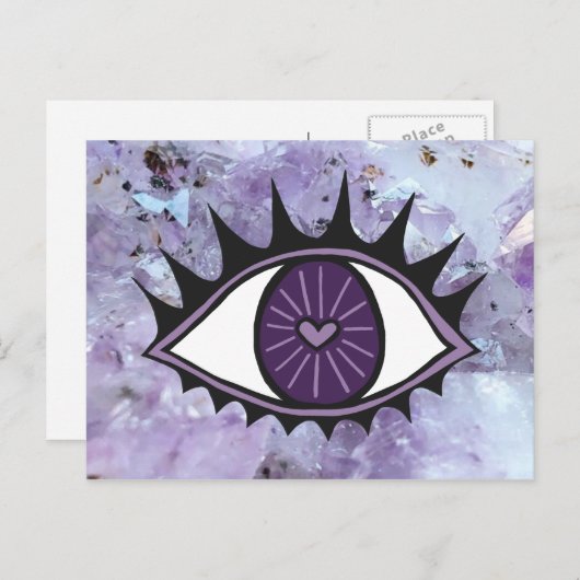 Carte Postale Troisième oeil (Devant / Derrière)