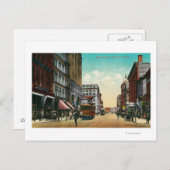 Carte Postale Troisième rue à Portland, Oregon (Devant / Derrière)