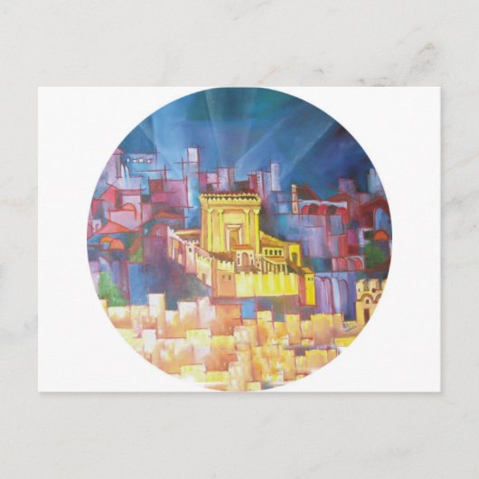 Carte Postale Troisième Temple de Jérusalem (Devant)