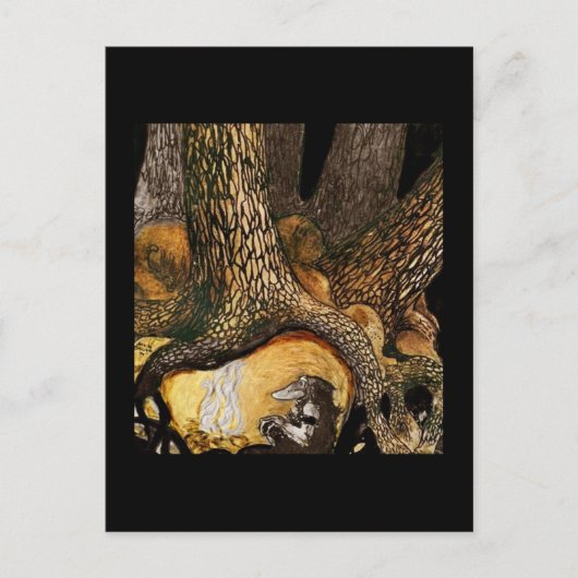 Carte Postale Troll by a Campfire (Devant)