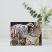 Carte Postale Troll de coffre au trésor (Debout devant)